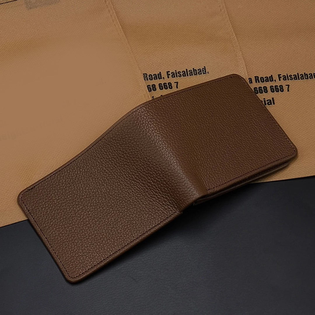3-Cash-Pocket Classic Wallet with 1-Year Warranty — Built for Daily Use