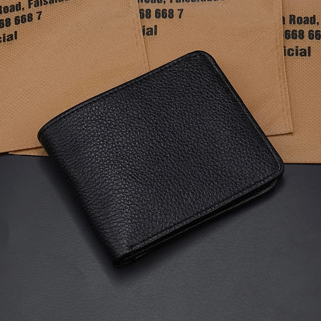 3-Cash-Pocket Classic Wallet with 1-Year Warranty — Built for Daily Use