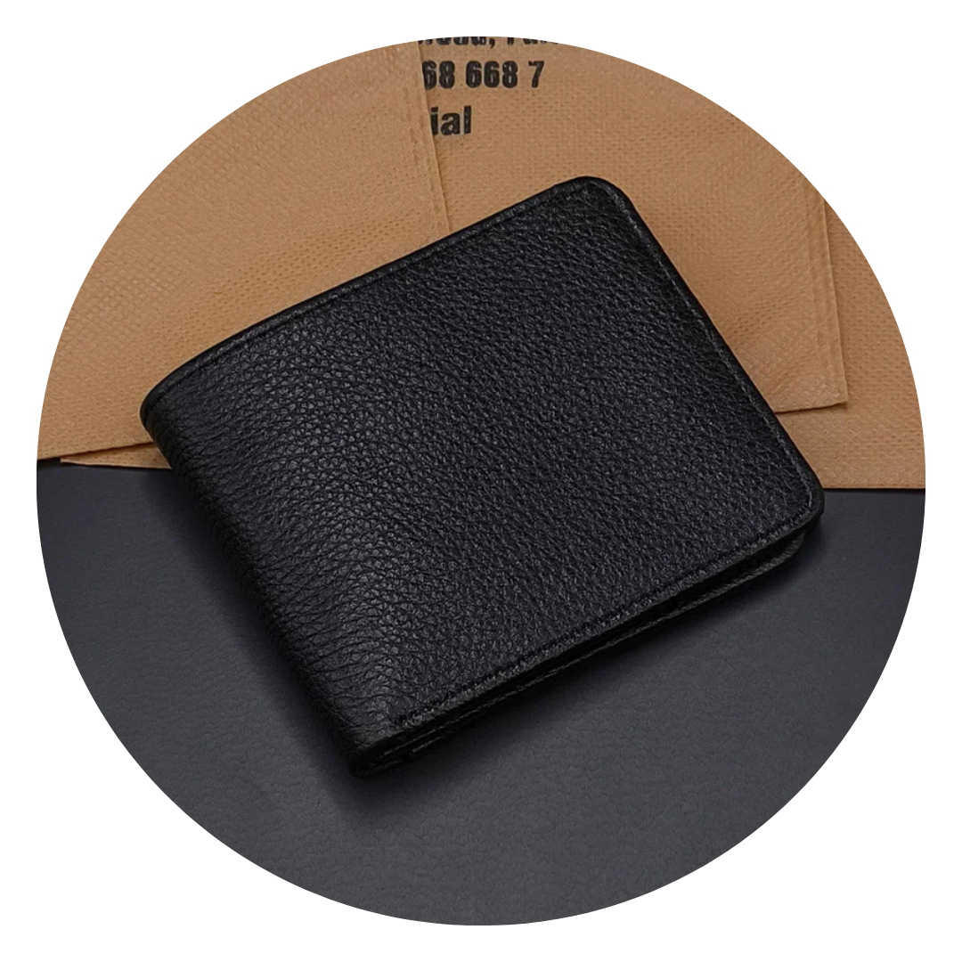 3 Cash Pocket Leather Wallet