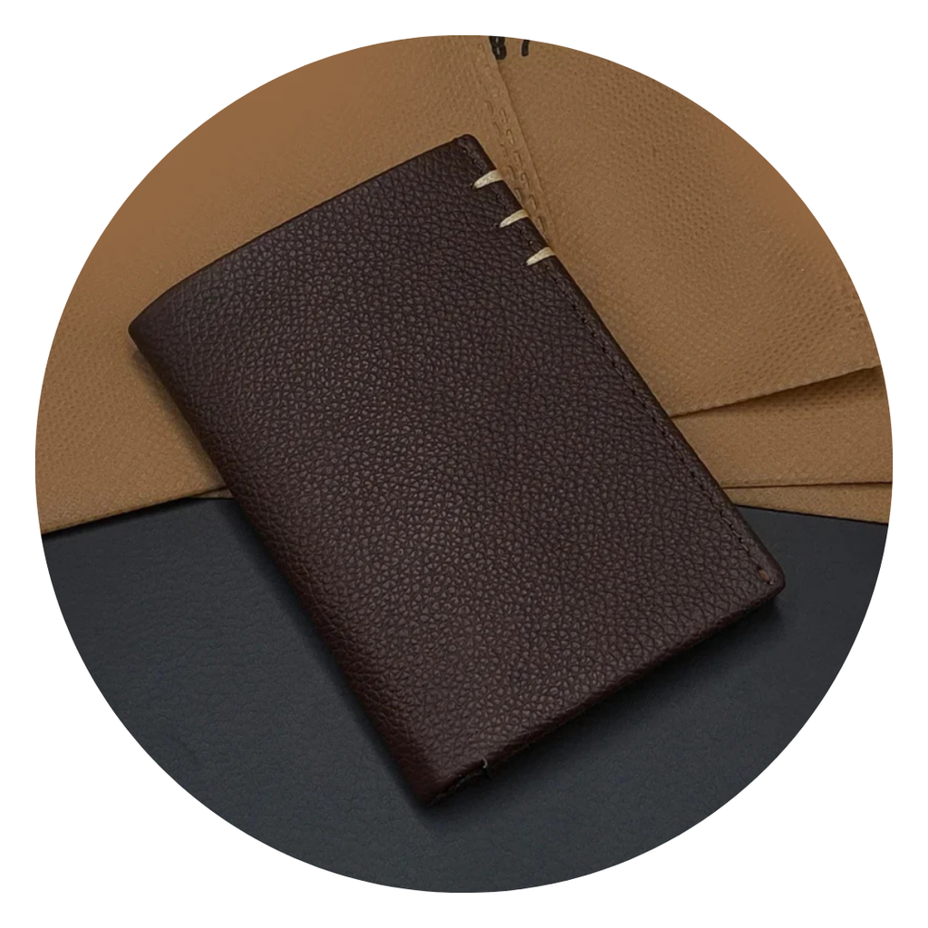 Brown Stitch | W-586 | Urban Slim Wallet